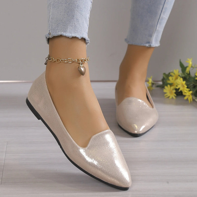 Stijlvolle Punt Ballerina's met Stretch - Vivienne