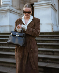 Faux Suede Winterjas voor Dames - Sorina