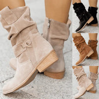 Trendy Dames Herfstlaarzen met Hak – Elif
