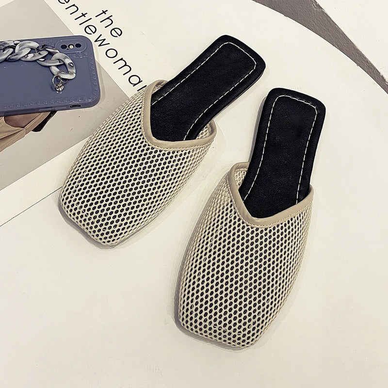 Dames Mesh-Slippers met gesloten neus – Odessa