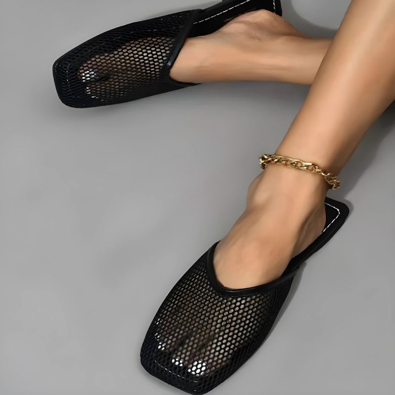 Dames Mesh-Slippers met gesloten neus – Odessa