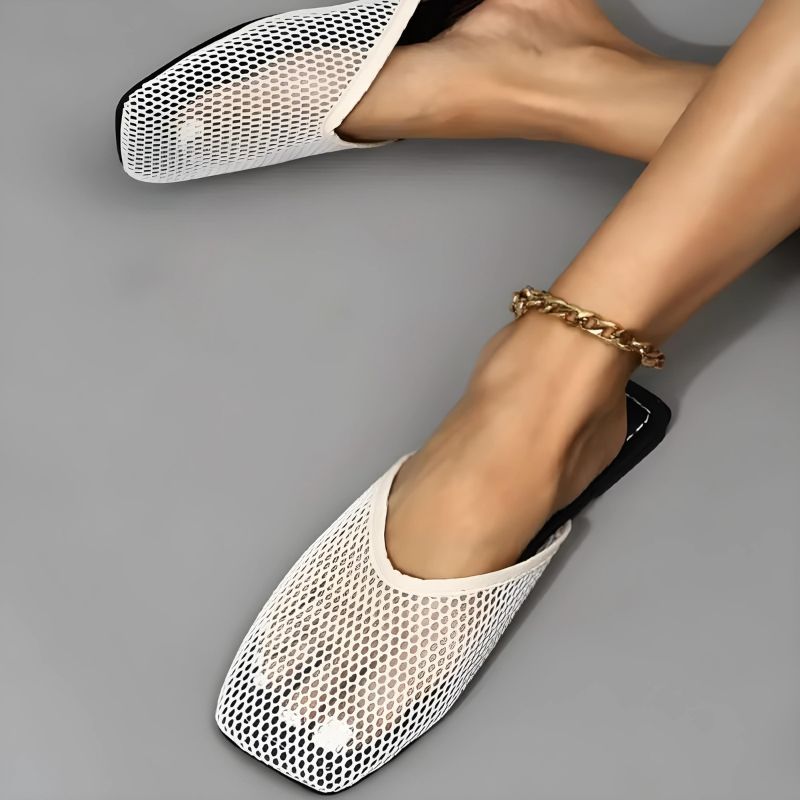 Dames Mesh-Slippers met gesloten neus – Odessa