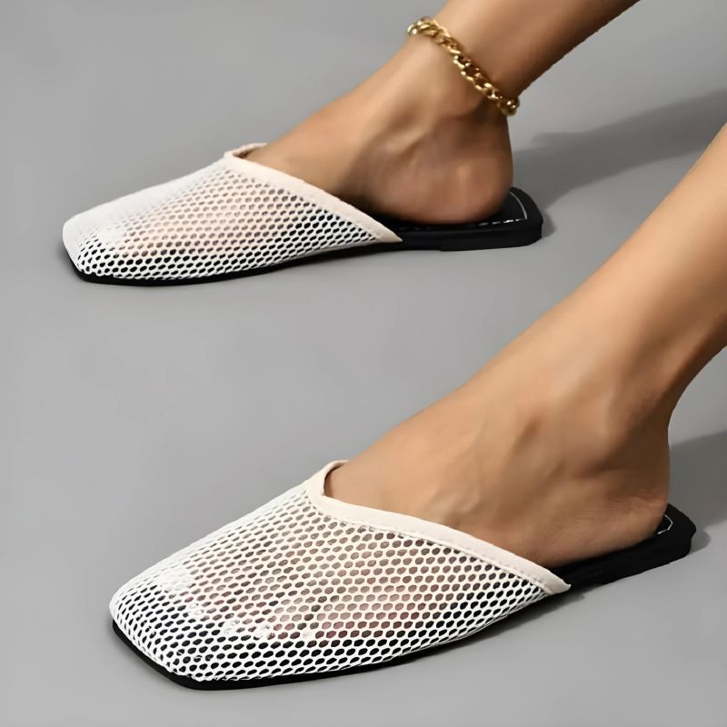 Dames Mesh-Slippers met gesloten neus – Odessa