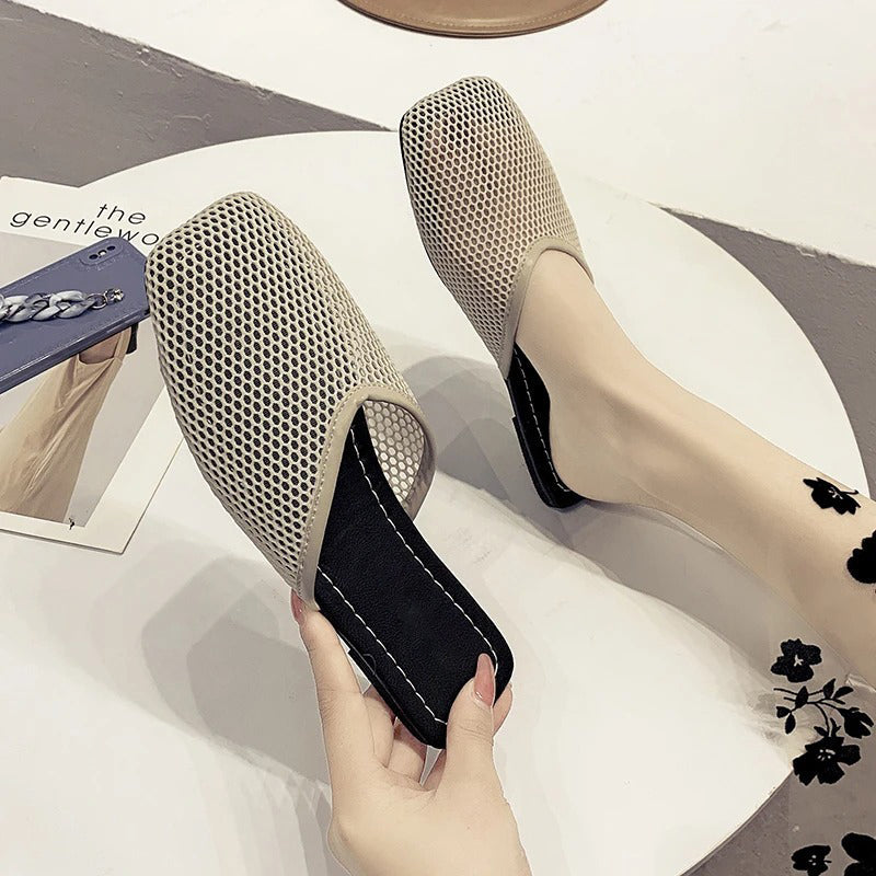 Dames Mesh-Slippers met gesloten neus – Odessa