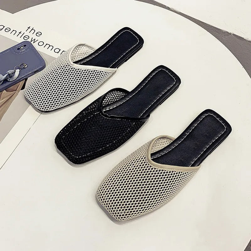 Dames Mesh-Slippers met gesloten neus – Odessa