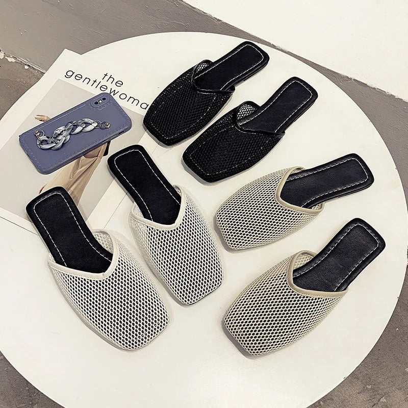 Dames Mesh-Slippers met gesloten neus – Odessa