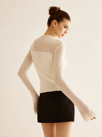 Leuke Witte Sweater voor Dames - Sophia