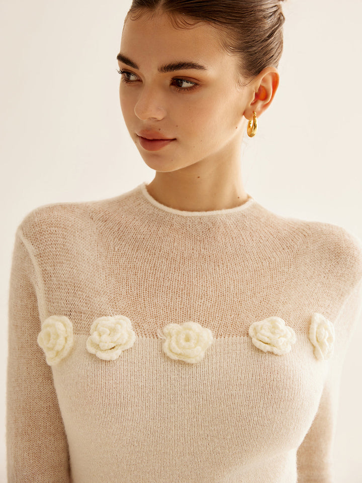 Leuke Witte Sweater voor Dames - Sophia