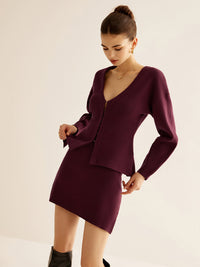 Sweater met V-Hals voor Dames - Celeste
