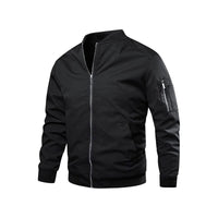 Lichte & trendy heren bomberjack met rits - Jaron