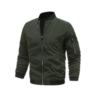 Lichte & trendy heren bomberjack met rits - Jaron