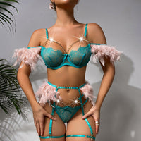 Vardi Dante™ Mirella 3-częściowy zestaw bielizny | Seksowny zestaw z unikalnymi detalami