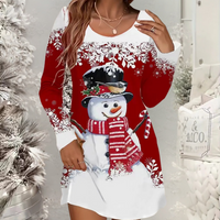 Brashine - Vrolijke Kerstjurk voor Dames