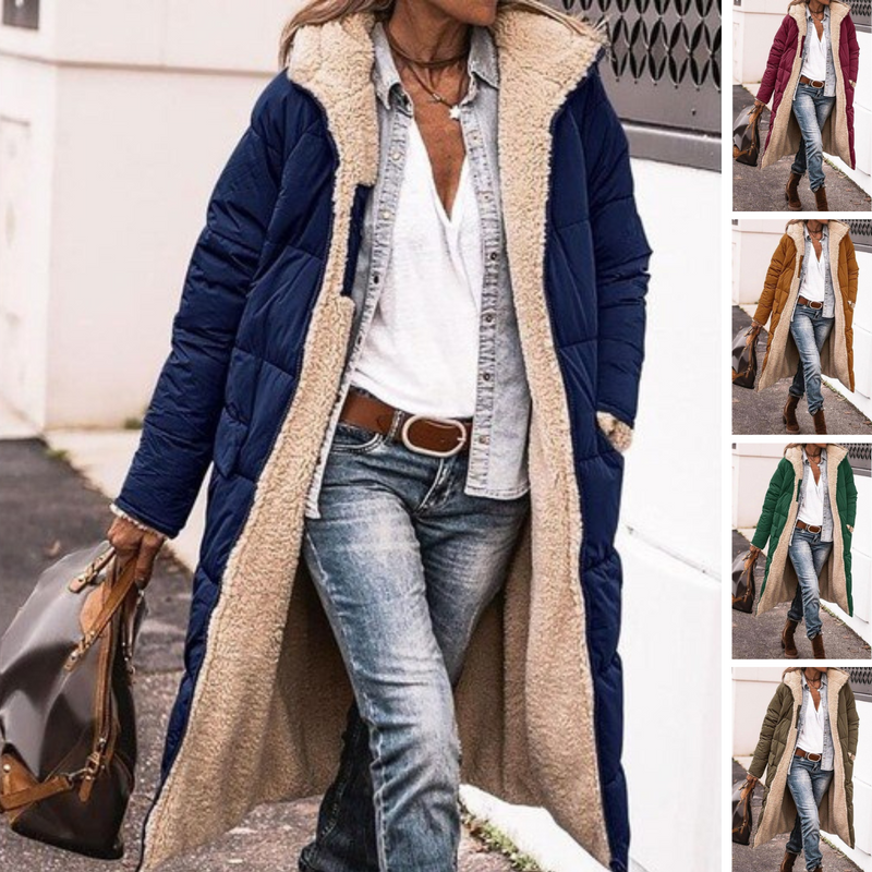 Trendy Dubbelzijdige Dames Winterjas - Sofia