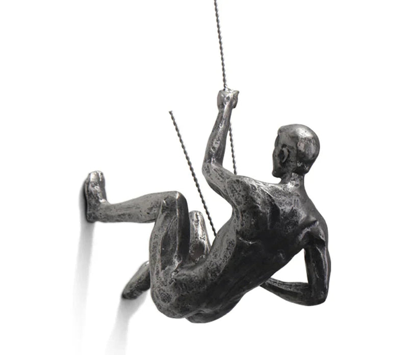 Bergbeklimmer Wandsculptuur – PeakFigures