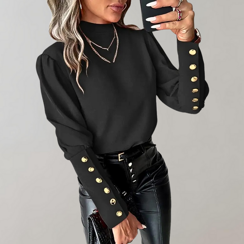 Trendy Damesblouse met Kant - Clara