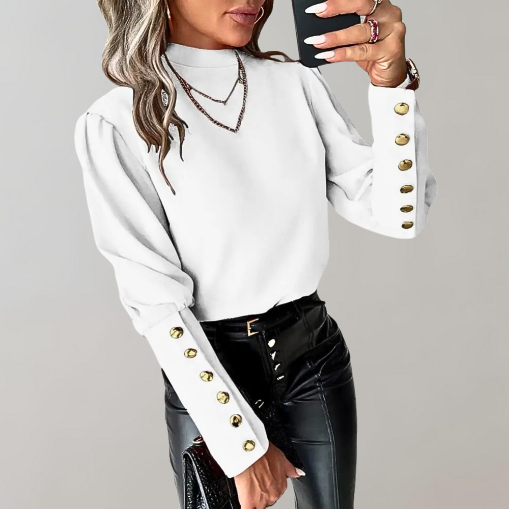 Trendy Damesblouse met Kant - Clara