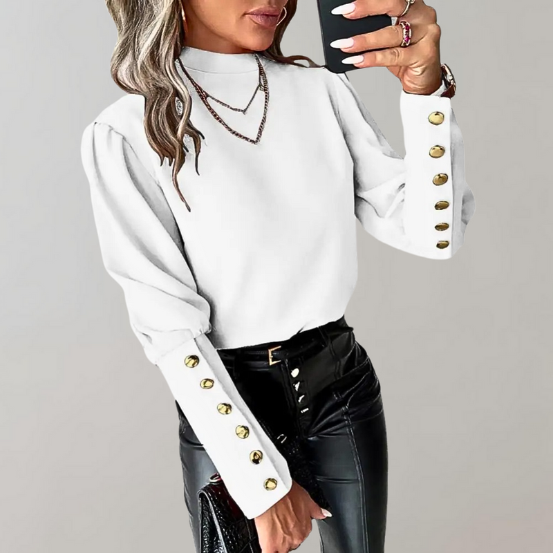Trendy Damesblouse met Kant - Clara