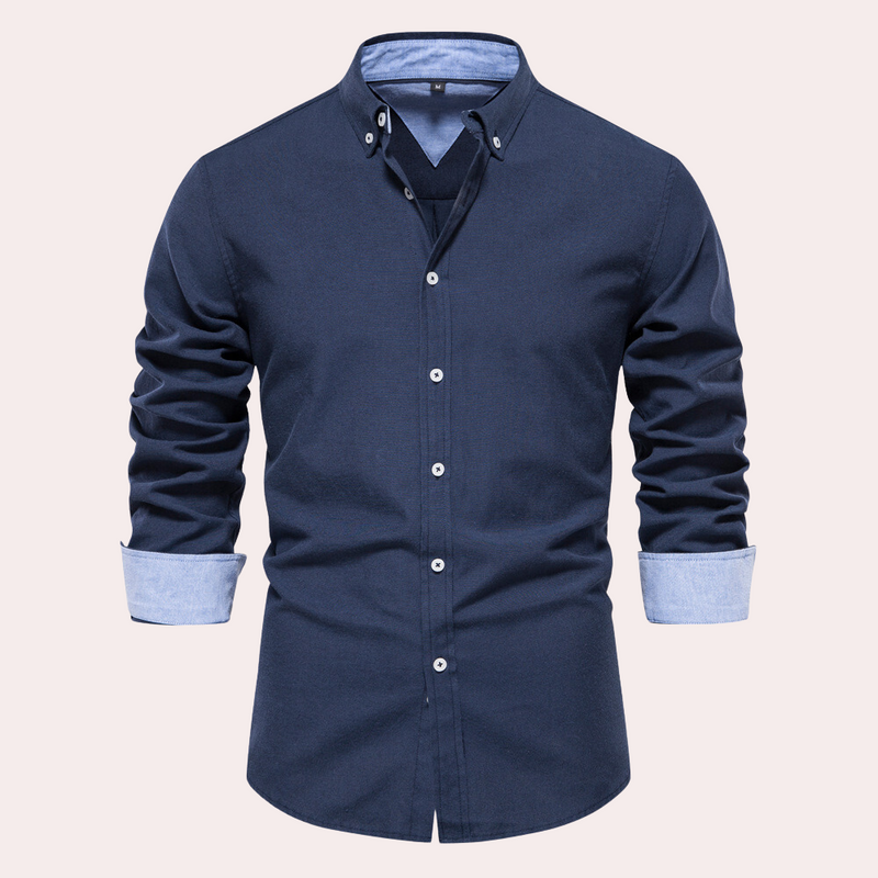 Casual Herenoverhemd met Lange Mouwen - Remy