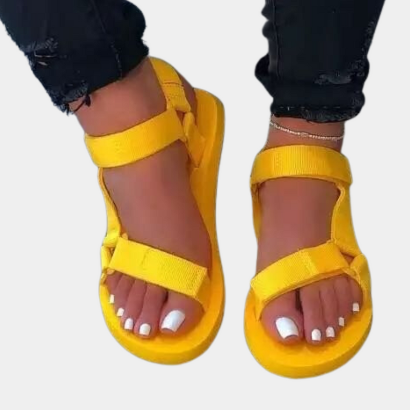 Kleurblok Damessandalen met Comfortzool – Chloé
