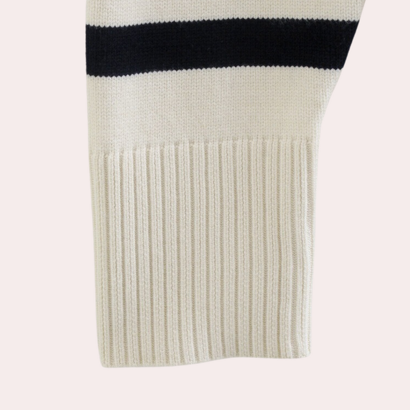 Trendy Oversized Gestreepte Dames Sweater - Sophie