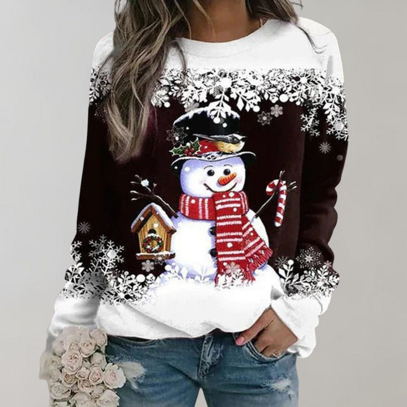 Eve - Warme Kersttrui voor Dames