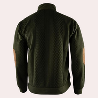 Dany - Warme Casual Herentrui met Knoopsluiting