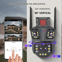 10K WiFi Beveiligingscamera met 20MP, 20x Zoom – DualGuard Ultra 10K