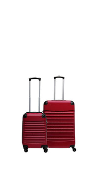 2-delige Hardshell Kofferset – Siena Rosso