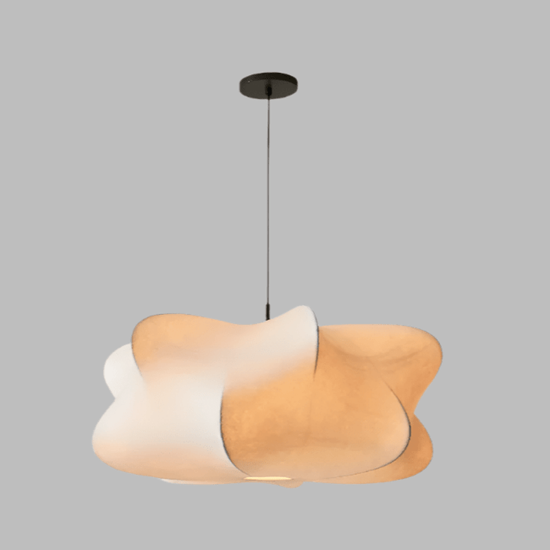 Japanse Zijde Hanglamp in Wabi Sabi Stijl - Sana