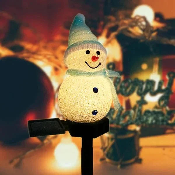 Zonne-energie Sneeuwpop Lamp - SolarSnow