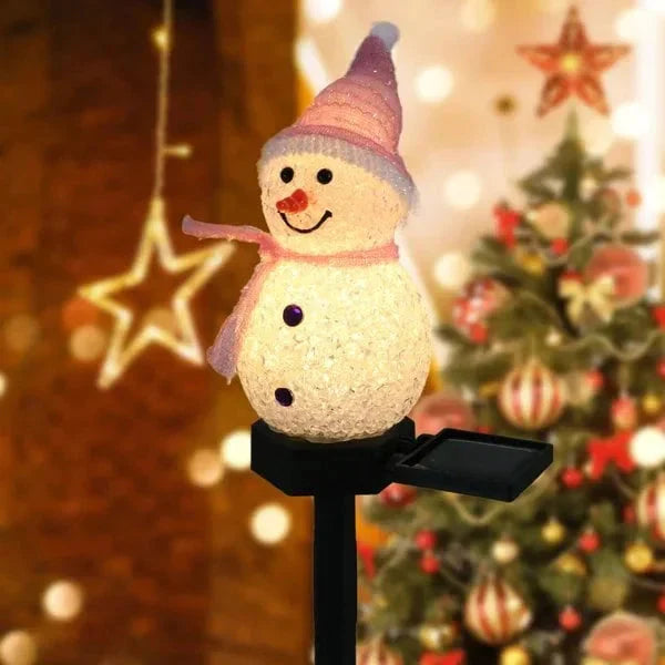 Zonne-energie Sneeuwpop Lamp - SolarSnow