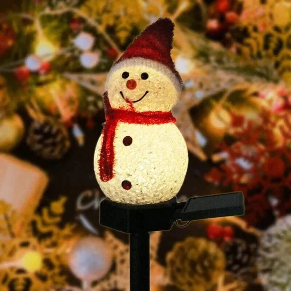 Zonne-energie Sneeuwpop Lamp - SolarSnow