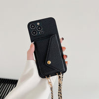 Functioneel iPhone Hoesje met Portemonnee - Celeste