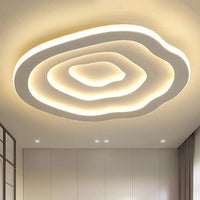 Golvende Acryl Plafondlamp met Warm & Wit LED-licht - Auralis