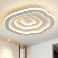 Golvende Acryl Plafondlamp met Warm & Wit LED-licht - Auralis