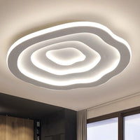 Golvende Acryl Plafondlamp met Warm & Wit LED-licht - Auralis