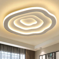 Golvende Acryl Plafondlamp met Warm & Wit LED-licht - Auralis