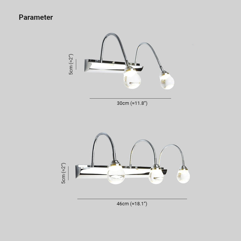 Gebogen LED Wandlamp – Arcus