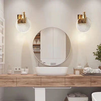 Luxe Ronde Kristallen Wandlamp – Celestia