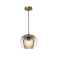 Moderne Aluminium-Glas Hanglamp - LumaLite