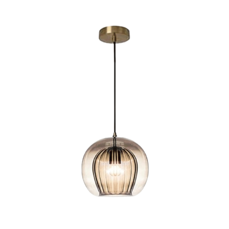 Moderne Aluminium-Glas Hanglamp - LumaLite