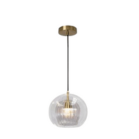 Moderne Aluminium-Glas Hanglamp - LumaLite
