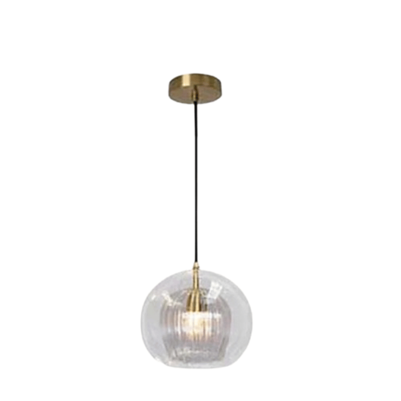 Moderne Aluminium-Glas Hanglamp - LumaLite