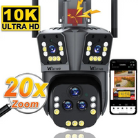 10K WiFi Beveiligingscamera met 20MP, 20x Zoom – DualGuard Ultra 10K