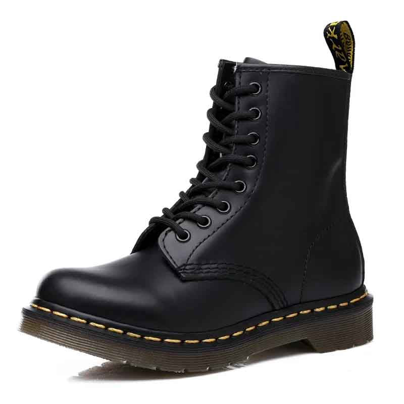 Leren Veterlaarzen met Gripzool – Victor