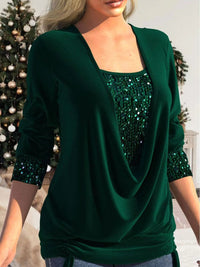 Glamour en Comfortabele Sparkle Top - Luna