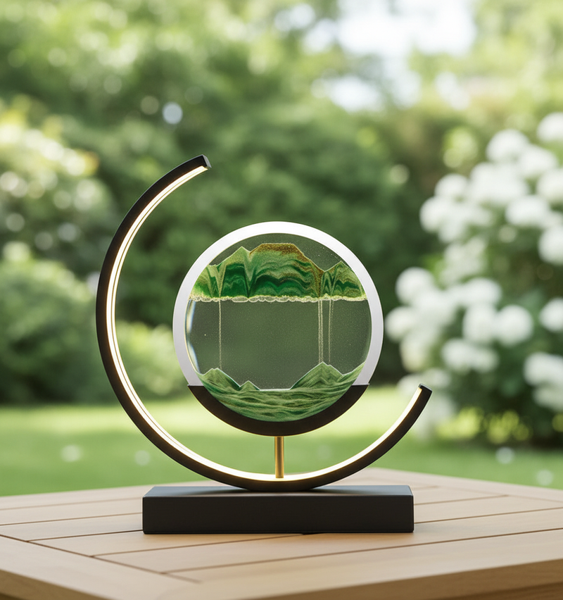 Einzigartige Sandlandschaft Lampe - SerenityLamp