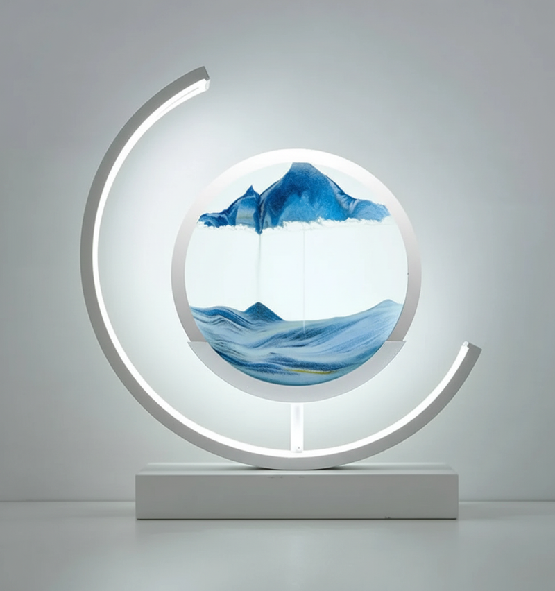 Einzigartige Sandlandschaft Lampe - SerenityLamp