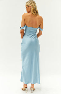 Off-Shoulder Maxi-jurk – Saphira